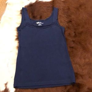 Natural Reflections Navy Blue Size M Tank Top
